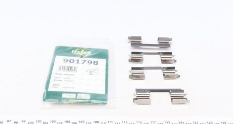 Комплектующие, колодки дискового тормоза FRENKIT 901798 (фото 1)