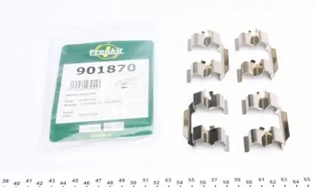 Комплектующие, колодки дискового тормоза FRENKIT 901870