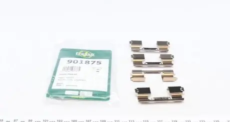 Комплектующие, колодки дискового тормоза FRENKIT 901875
