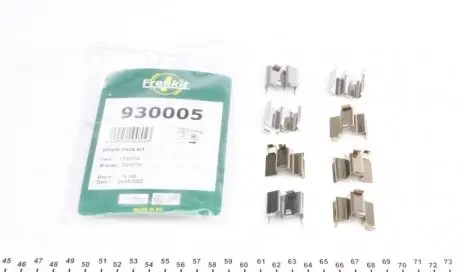 Комплектуючі, колодки дискового гальма FRENKIT 930005