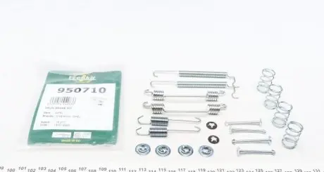 К-т встановлюючий барабанних колодок Daewoo Lanos/Nexia/Opel Astra F/G/Vectra A (Opel) FRENKIT 950710