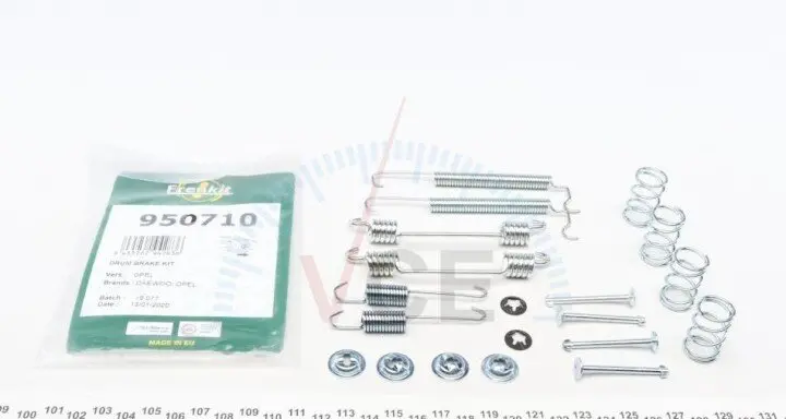 К-т встановлюючий барабанних колодок Daewoo Lanos/Nexia/Opel Astra F/G/Vectra A (Opel) FRENKIT 950710 (фото 1)