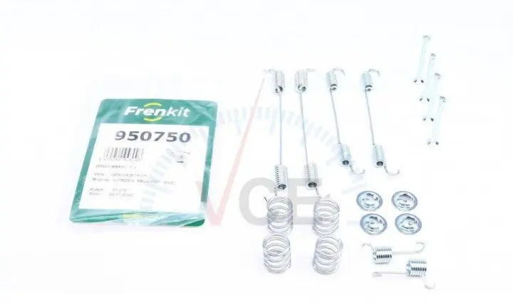 Фото 1 - К-т встановлюючий барабанних колодок Lada Largus/Renault Kangoo/Logan II (Bendix/Bosch) FRENKIT 950750 К-т встановлюючий барабанних колодок Lada Largus/Renault Kangoo/Logan II (Bendix/Bosch) FRENKIT 950750 (фото 1)