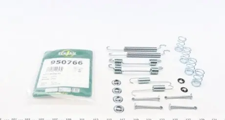 Комплектуючі, гальмівна колодка FRENKIT 950766