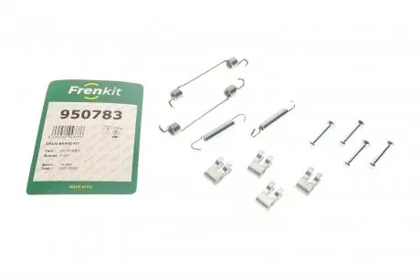Комплект пружинок колодок ручника fiat panda/punto 99-13 FRENKIT 950783