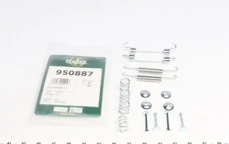 Комплект пружинок колодок ручника kia sportage/hyundai tucson 04- FRENKIT 950887