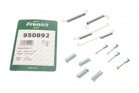 Комплект пружинок колодок ручника chrysler voyager 95-01 (180x30) (kelsey hayes) FRENKIT 950892