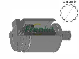 Поршень гальмівного супорту NISSAN LEAF (ZE1_) 17-,X-TRAIL (T32) 13-;OPEL INSIGNIA B Country Tourer FRENKIT K385202T (фото 1)