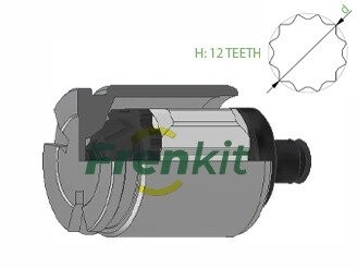 Поршень тормозного суппорта BMW X3 (F25) 10-17, X4 (F26) 14-18, Z4 (E89) 09-16, Z4 (E89) 11-16 FRENKIT K425203