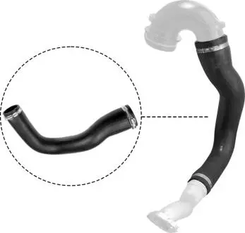 Патрубок турбокомпрессора GATES 09-0168