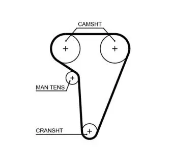 Ремень грм GATES 5549XS