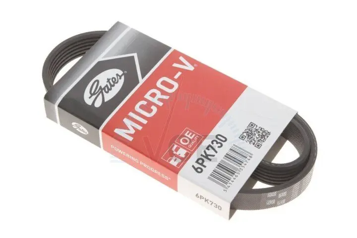 Фото 1 - Поликлиновой ремень GATES 6PK730 Поликлиновой ремень GATES 6PK730 (фото 1)