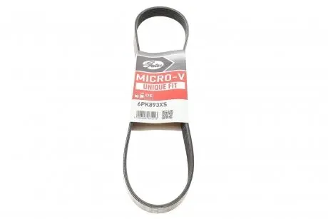Поликлиновой ремень GATES 6PK893XS