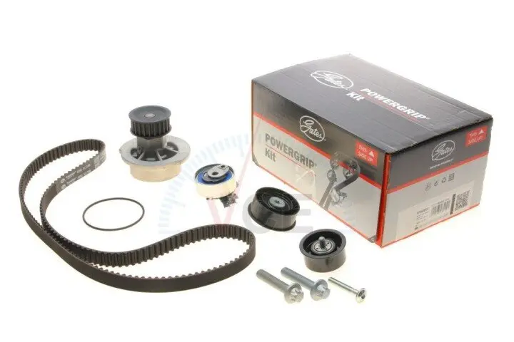 Фото 1 - Водяной насос + комплект зубчатого ремня GATES KP25499XS-1 Водяной насос + комплект зубчатого ремня GATES KP25499XS-1 (фото 1)