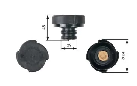 Крышка бачка системы охлаждения GATES RC207