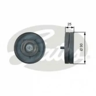 Паразитный / ведущий ролик, поликлиновой ремень GATES T36436