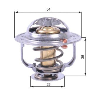 Термостат, охлаждающая жидкость GATES TH43880G1