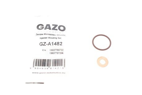 Прокладки форсунки bmw 5 (e39)/x5 (e53) 98-03 (m57) (к-кт) GAZO GZ-A1482