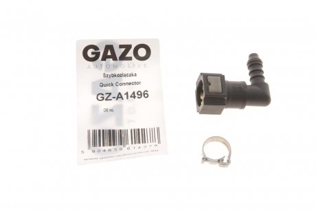 Штуцер шланга слива г подобный резина полиамид GAZO GZ-A1496 (фото 1)