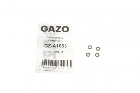 Уплотняющее кольцо форсунки ford transit (v362/v363) 2.0 ecoblue 15- (к-кт 4шт) GAZO GZ-A1653