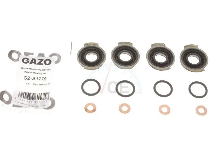Фото 1 - Прокладка форсунки ford transit 2.0 tdci 00-07 (к-кт на 4шт) GAZO GZ-A1779 Прокладка форсунки ford transit 2.0 tdci 00-07 (к-кт на 4шт) GAZO GZ-A1779 (фото 1)