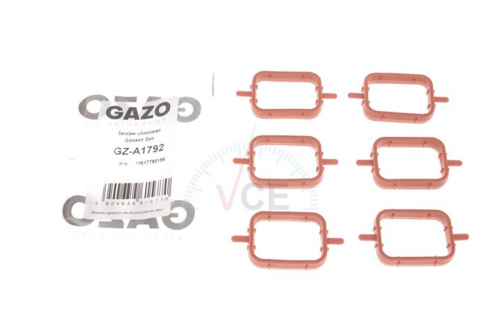 Прокладка впускного колектора bmw 3 (e46)/5 (e39/e60) 2.0/2.0 d 98-11 (к-кт) GAZO GZ-A1792 (фото 1)