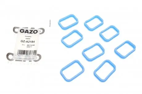 Прокладка впускного коллектора ford transit 2.0tdci/2.4tdci 00- (к-кт 8шт) GAZO GZ-A2184