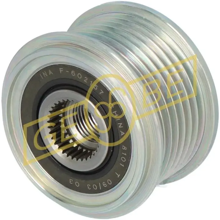 Шкив генератора инерционный, F-620306 INA GeBe/IKA 3.5539.1 (фото 1)