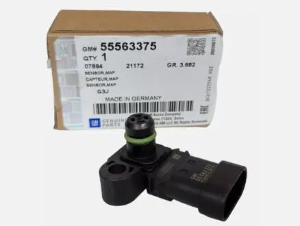 Датчик разрядки (абсолютного давления, давления во впускном коллекторе, map сенсор, вакумный датчик впускного коллектора) gm 1238394 General Motors 55563375