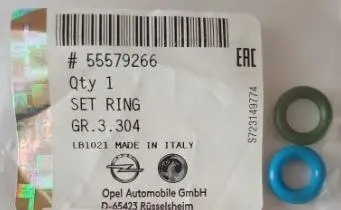 К-т. уплотнительных колец форсунки Z18XER General Motors 55579266