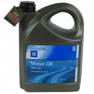 Масло моторное 10W40 Semi Synthetic 5л (1942046) General Motors 93165216
