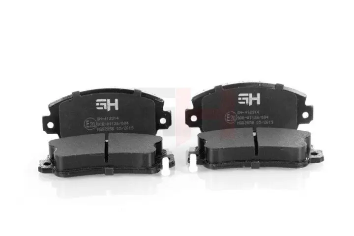 До-кт перед. гальм. колодок fiat panda/regata/ritmo/uno seat ibiza/malaga 0.8-2.5d 10.74-07.04 GH GH-412314 (фото 1)