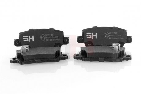 Тормозные колодки дисковые задние GH GH-414560 (фото 1)