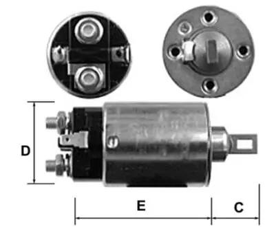 Втягуюче реле стартера Ghibaudi E8044