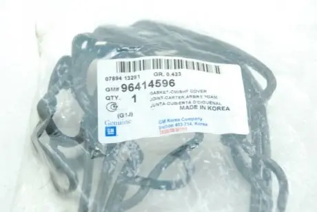 Прокладка клапанної кришки 1.8i F18D3 CHEVROLET Lacetti 04-13 General Motors 96414596