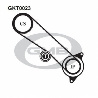 Комплект ременя грм GMB GKT0023 (фото 1)