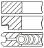 Комплект поршневых колец GOETZE 08-137600-00 (фото 1)