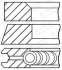 Комплект поршневых колец GOETZE 08-433206-00 (фото 1)