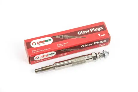 Свеча накаливания 1.9D Kangoo 97-/Clio 98-05/Trafic 97-01 (зажим гайкой) GOODREM RG2047