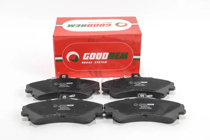 Тормозные колодки перед. mitsubishi colt/volvo s40/v40 1.1-2.0 i/td 95- (trw) GOODREM RM0140 (фото 1)