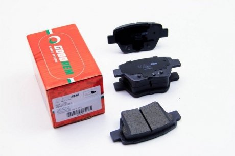 Тормозные колодки зад. caddy/jetta 10-/golf 09-13 GOODREM RM1016