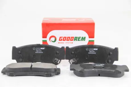 Колодки гальмівні задн. h1/h200/santa fe (00-12) GOODREM RM1378