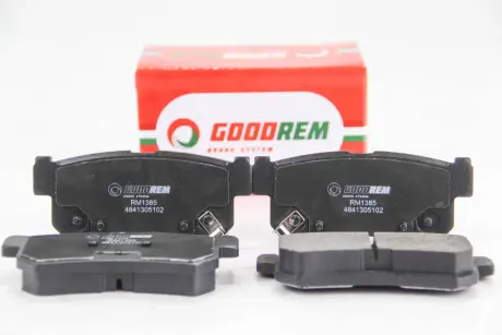 Колодки тормозные задн. actyon/kyron/korando/rexton 97- GOODREM RM1385