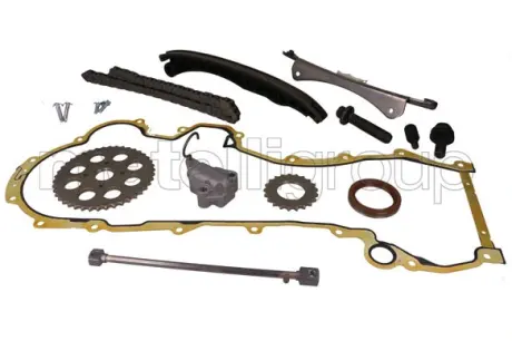 Цепь привода ГРМ (к-кт) Fiat 500-Doblo-Fiorino-Punto-Nemo 1.3 D 03- GRAF GTC025