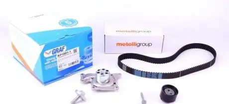 Водяной насос + комплект зубчатого ремня GRAF KP1091-1
