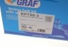 Водяной насос + комплект зубчатого ремня GRAF KP758-3 (фото 7)