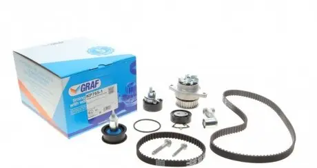 Водяний насос + комплект зубчастого ременя GRAF KP765-1