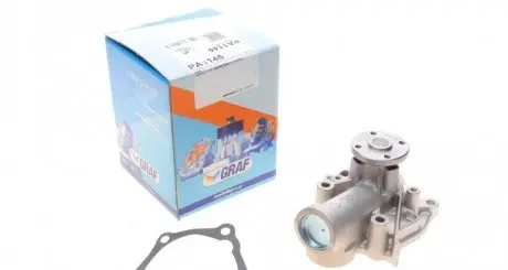 Помпа води mitsubishi lancer vii/outlander i 2.4/2.4 4wd 03-07/galant vii 2.4 03- (8 лоп) GRAF PA1145