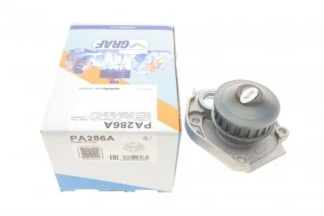 Насос воды fiat palio 1.2 96-/panda 0.8-1.1 86-04/punto 1.1-1.2 93-00/tipo 1.1 86-93 (20z)(b/b)(8л) GRAF PA286A