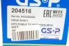 Полуось (передняя) (L) MB Sprinter (W907/W910) OM651 18- (37z/42z/642mm) АКПП GSP 204516 (фото 2)